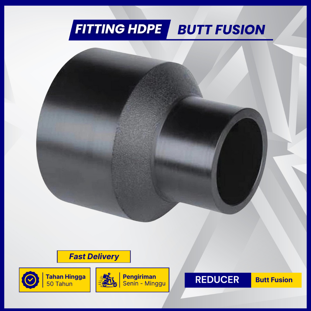 Reducer HDPE Butt Fusion 315×250 MM PN10 Fitting Sambungan Pipa - Butt Fusion Reducer Hdpe 315x250 M