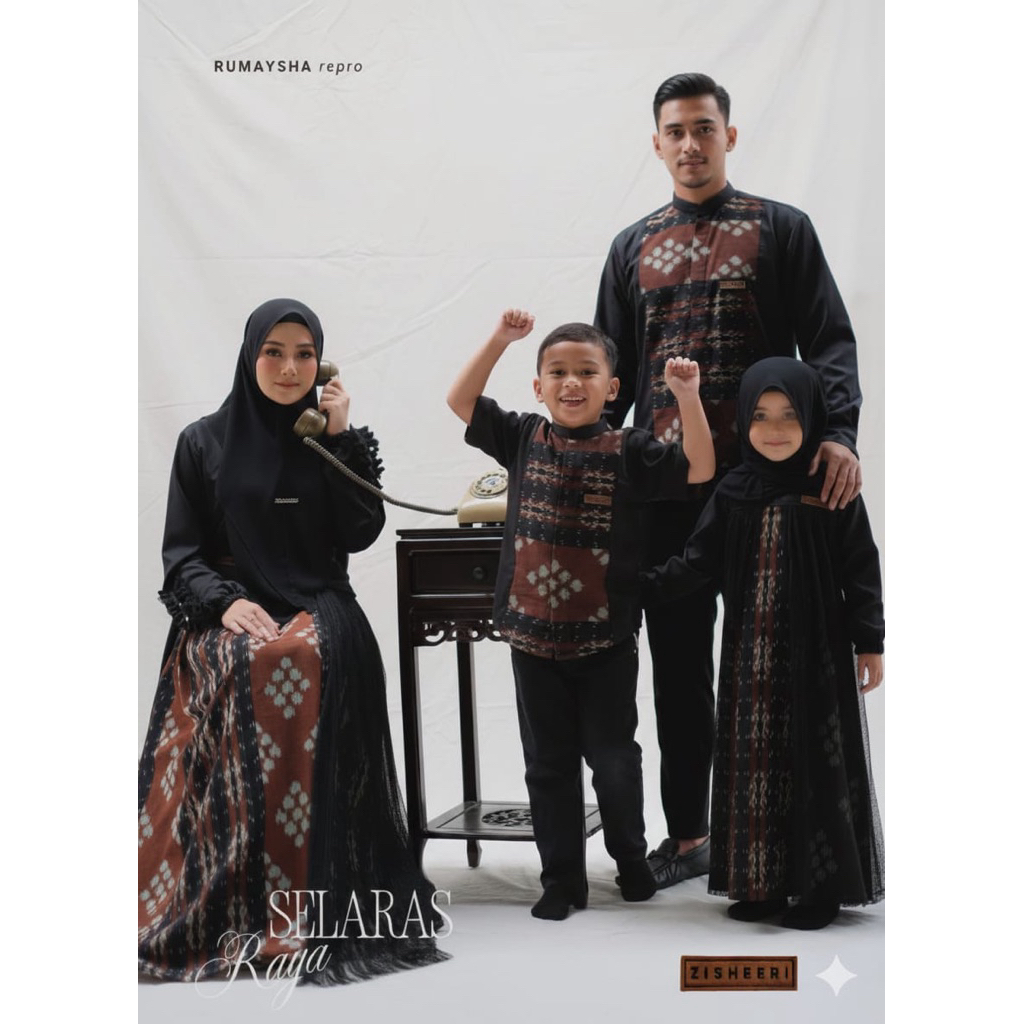 RUMAYSA BY ZISHEERI | RUMAYSA GAMIS KATUN KOMBI TENUN EXCLUSIVE & PREMIUM | SARIMBIT RUMAYSA BY ZISH