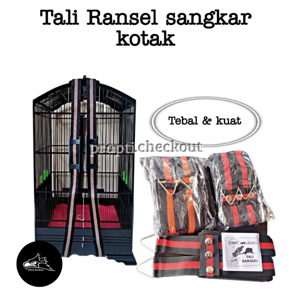 Tas Sangkar Kotak Tali Ransel Sangkar Burung Tas Kusus Sangkar Kotak