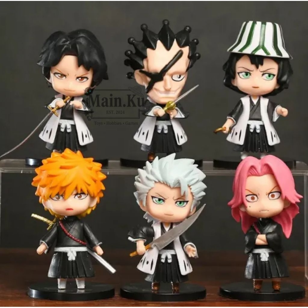 Anime Bleach Action Figure Ichigo Kurosaki Sousuke Aizen Toushiro Hitsugaya Kisuke Uruhara Kenpachi 