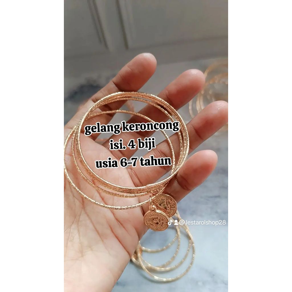 gelang india/gelang jodha per set