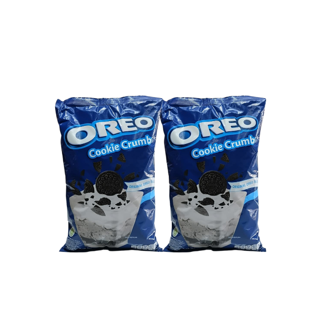 Oreo Crumb Cookie 1 KG - Bubuk Kasar Biskuit Asli, Tanpa Krim, Cocok untuk Toping