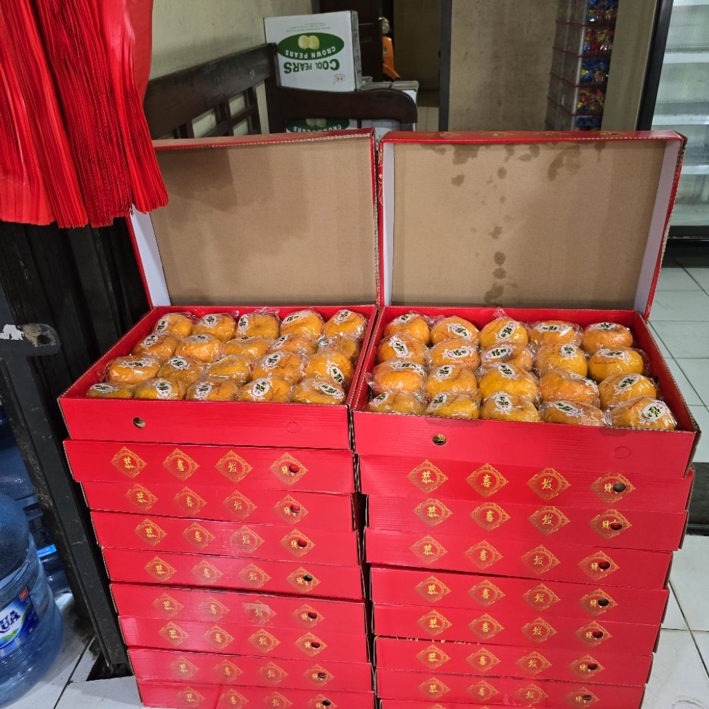 Hampers Box Imlek Jeruk Ponkam 1 dus 40 buah 8,2kg