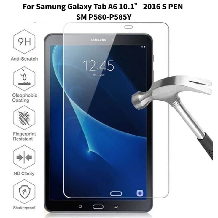 Antigores Samsung Tab A A6 10.1"inch 2016 /P580 /P585 /P585Y / anti gores samsung tab a6 / tempered 