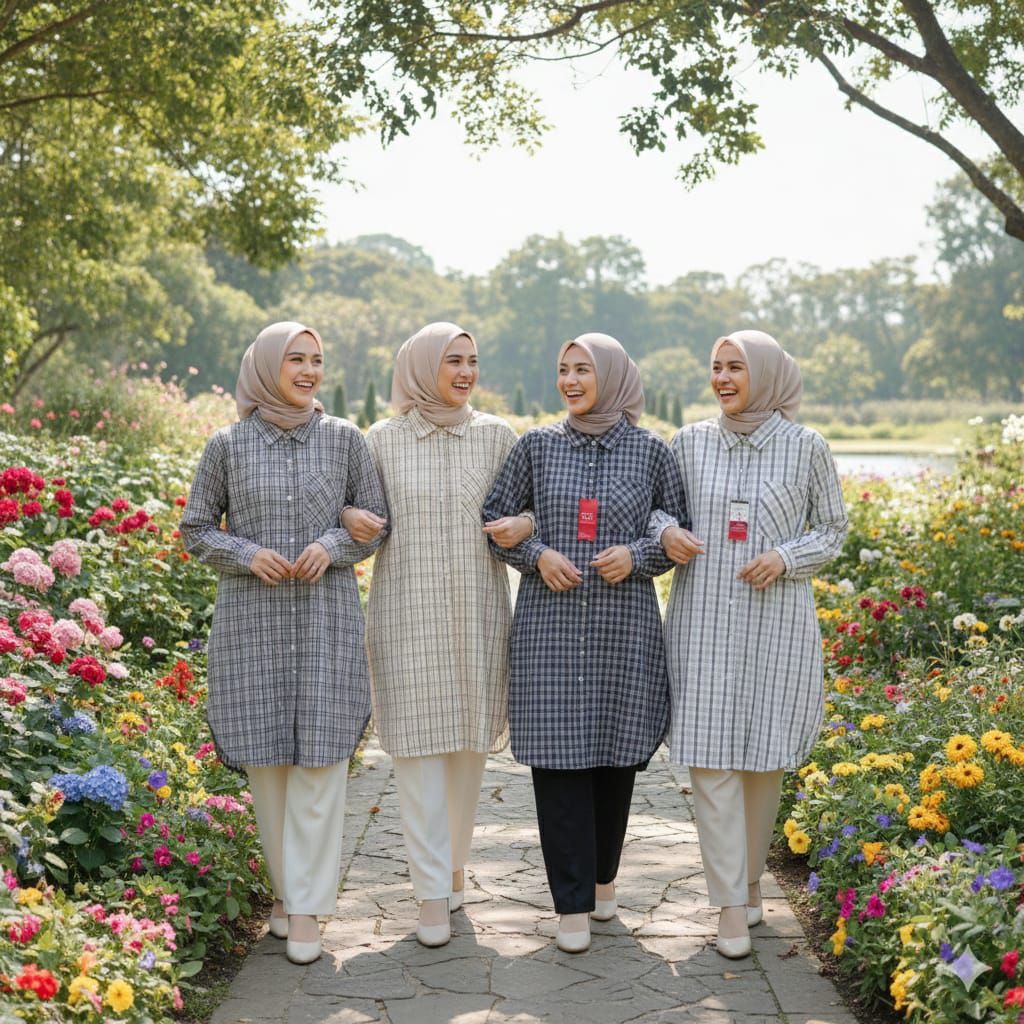 Atasan Wanita Long Tunik By 3C Original