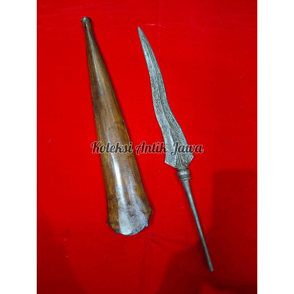 Pusaka Tombak Pamor Luk 3