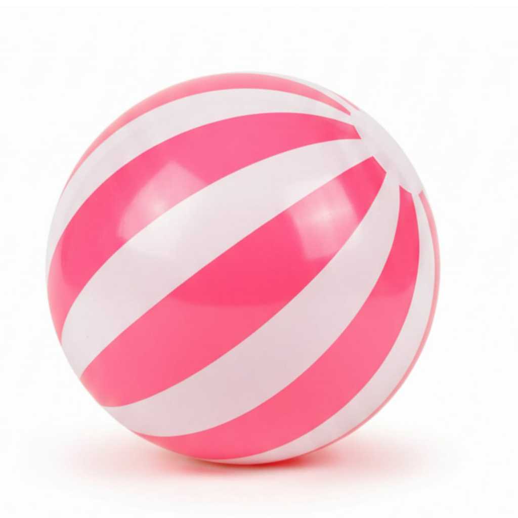 Bola Plastik Sepak Bola Warna Merah Putih/Biru Putih