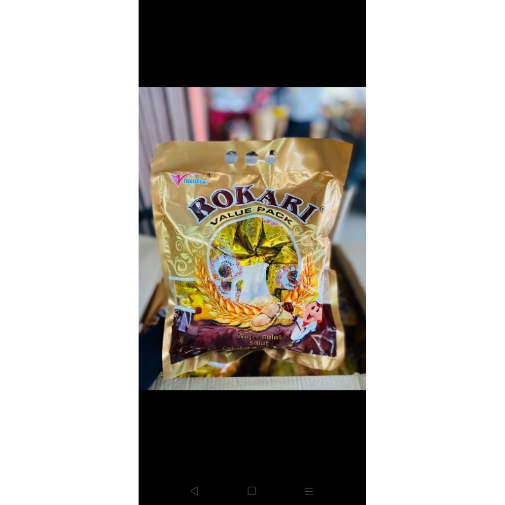 rokari wafer balut coklat