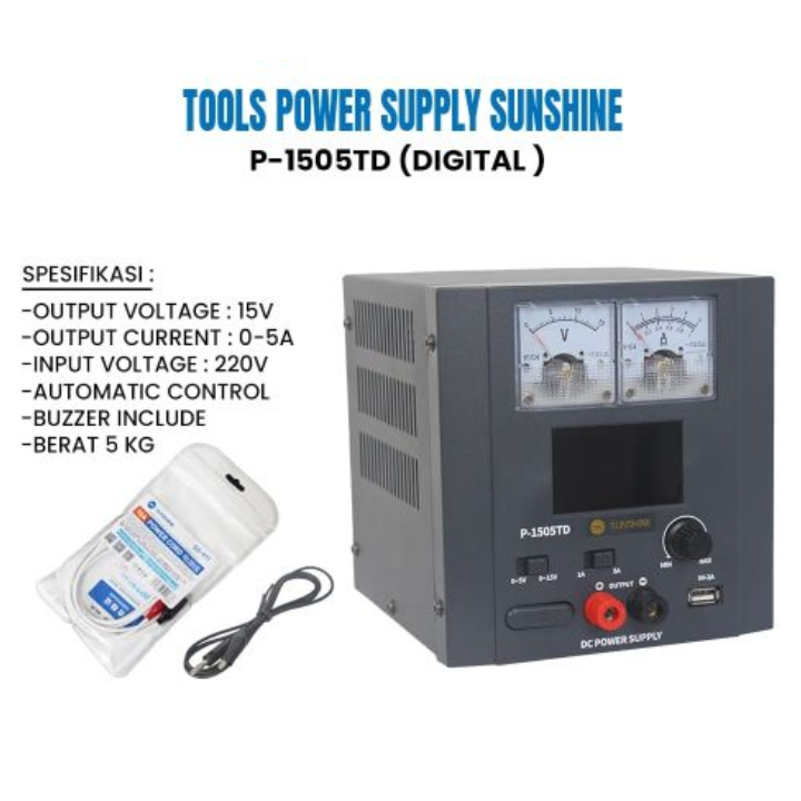 YIHUA 1505D II YIHUA 1503D ll DC / SUNSHINE 1505TD Power Supply 5A Digital With Super Charger 3.0
