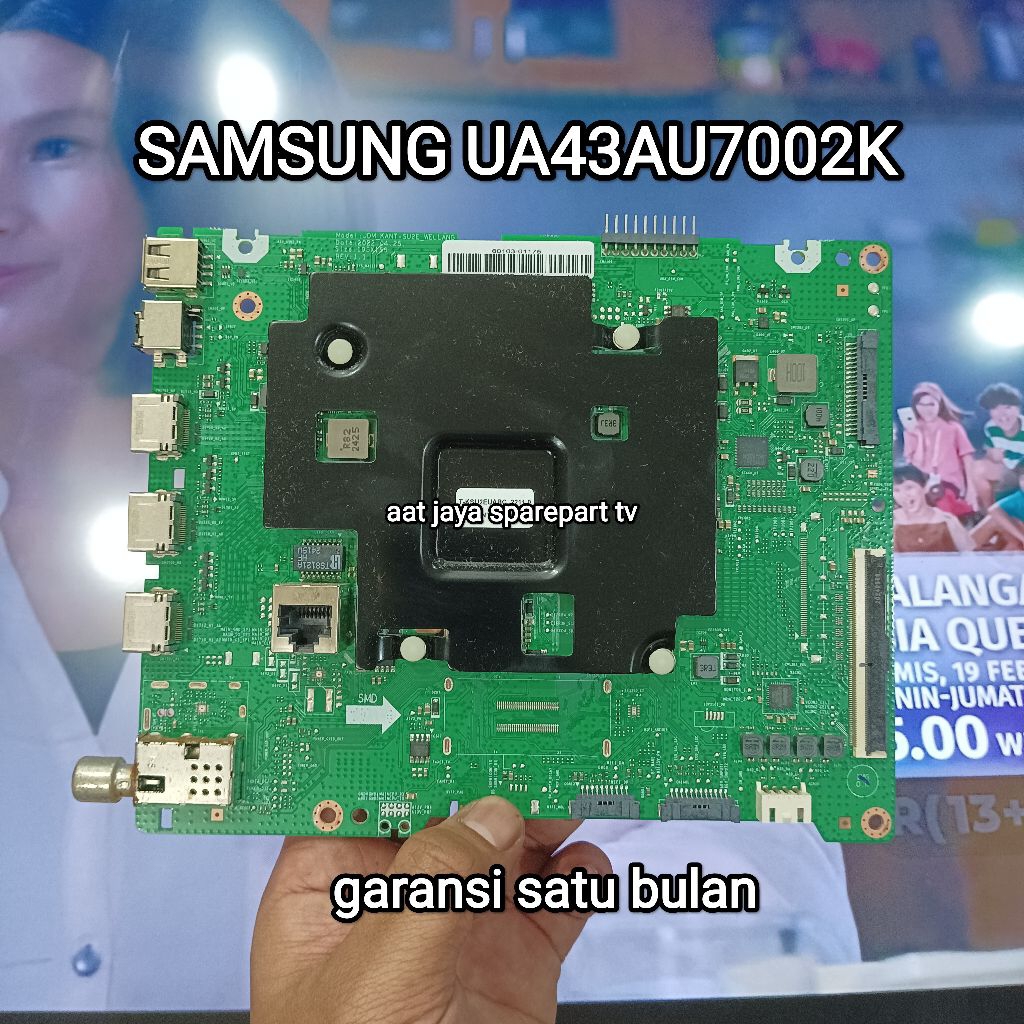 MAINBOARD TV LED SAMSUNG UA43AU7002K MB - MOBO - MODUL - MOTHERBOARD MESIN TV LED
