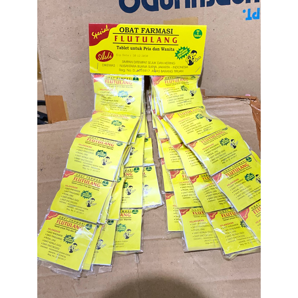 Tablet Flu Tulang Obat Farmasi isi 50 sachet garansi original