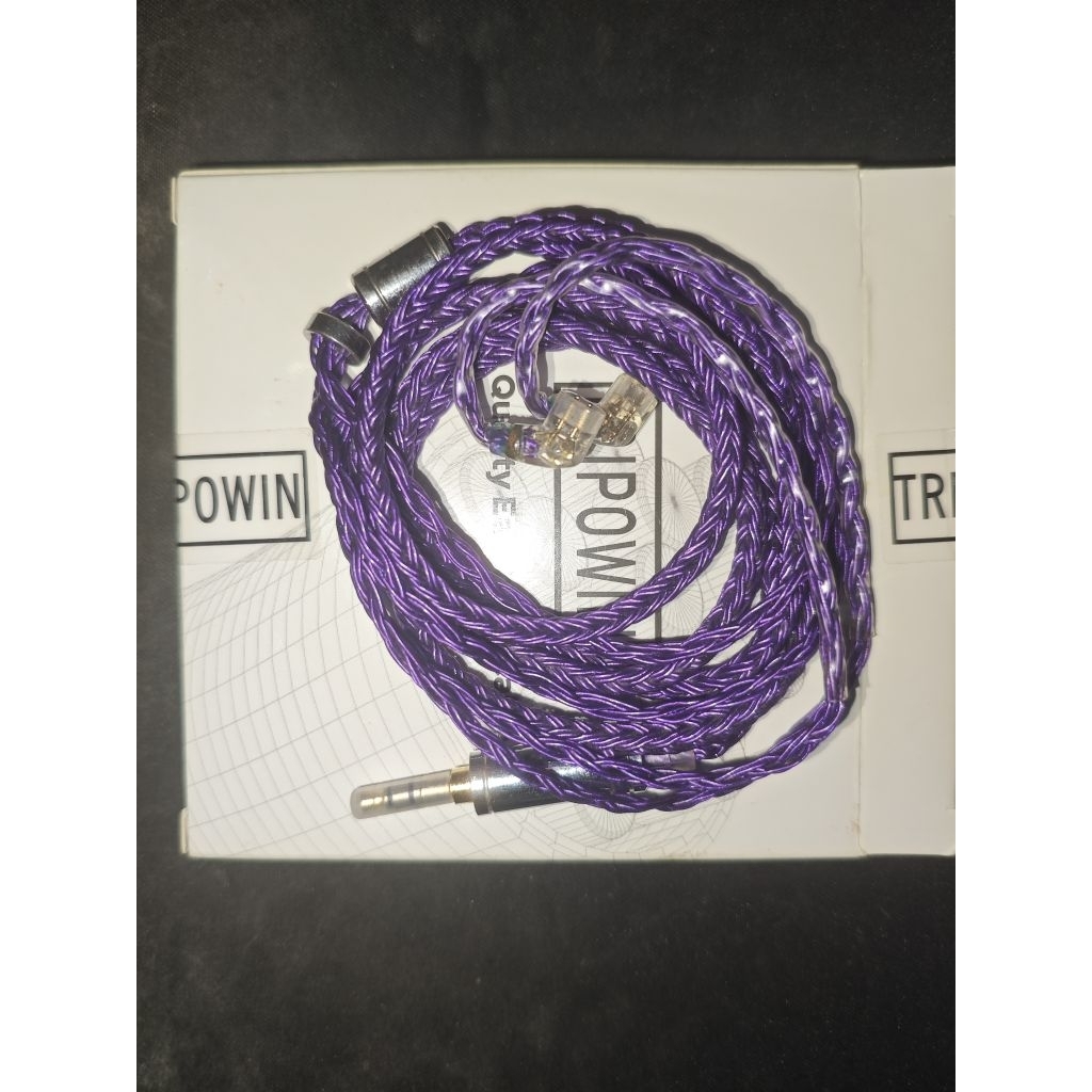 Tripowin Zonie 3.5 QDC & Kabel ori IEM KZ ZVX QDC 3.5 mic