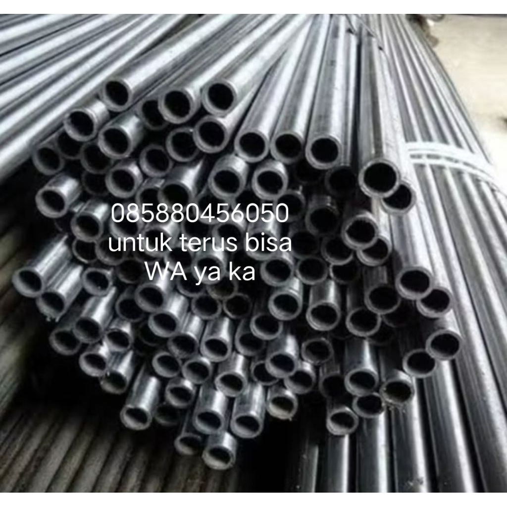PIPA BESI POTONGAN DIAMETER 8MM tebal 0.8MM X 1000MM