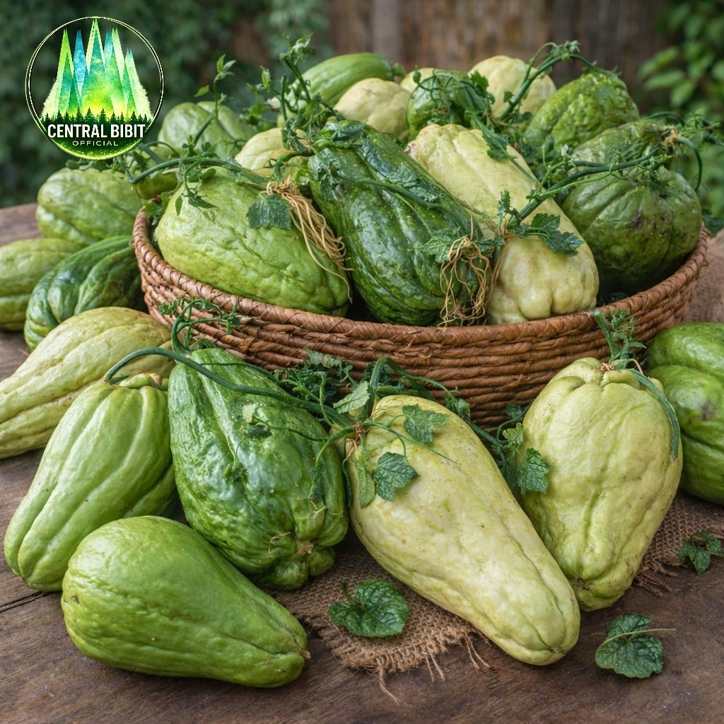 [ Serba 15k ] 5 Bibit Labu Siam Ukuran Mini | Benih Labu Siam Siap Tanam
