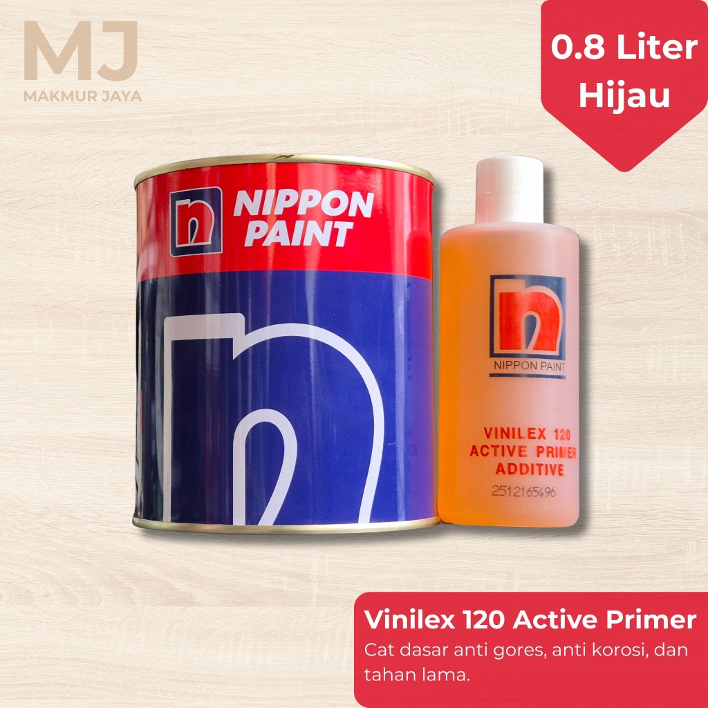 Nippon Vinilex 120 Active Primer Etching Cat Dasar Alumunium Galvanis