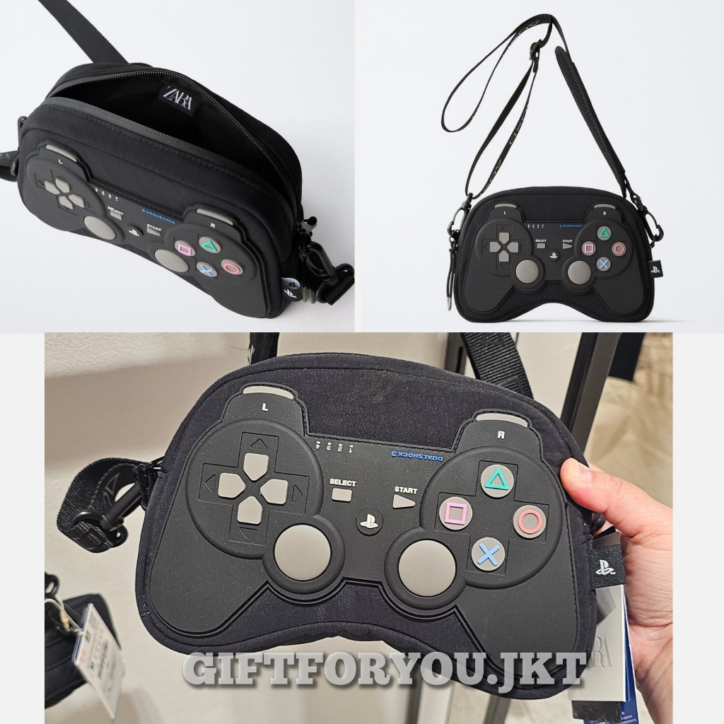 Tas Pinggang Zara Kids Playstation Anak Waist Bag Belt Kids Gift Original Tas Anak Cowok Laki Laki