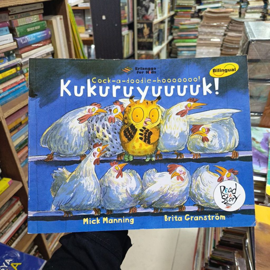 Erlangga for Kids cock- a-di-doodle-hooooo bilingual