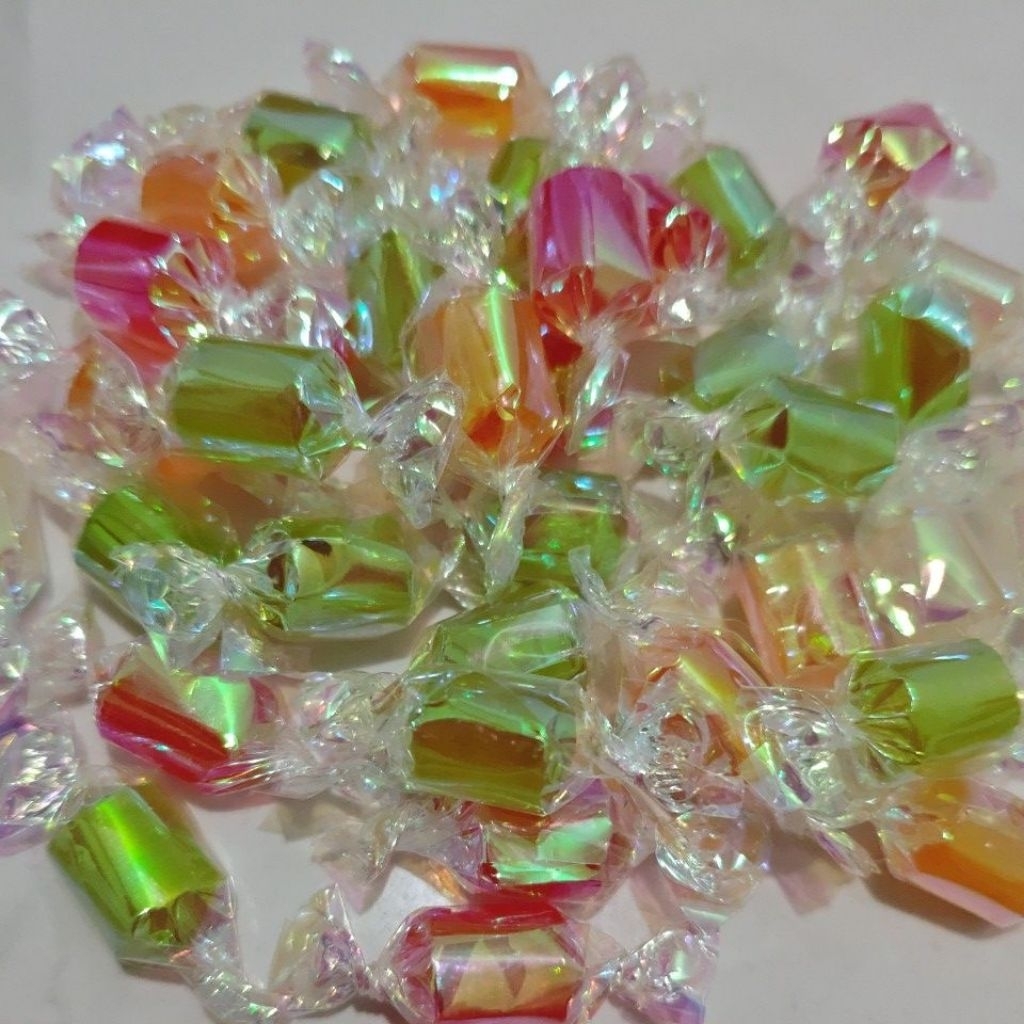 Permen Kristal Aneka Rasa Buah per 100g / Permen Mini Aneka Rasa Buah Eksotik 100g