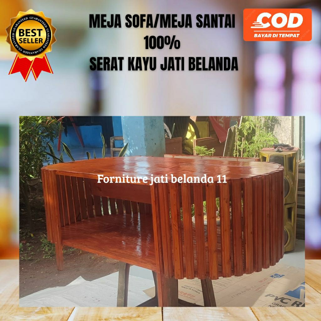 MEJA SANTAI/MEJA SOFA /MEJA TERAS FULL JATI BELANDA