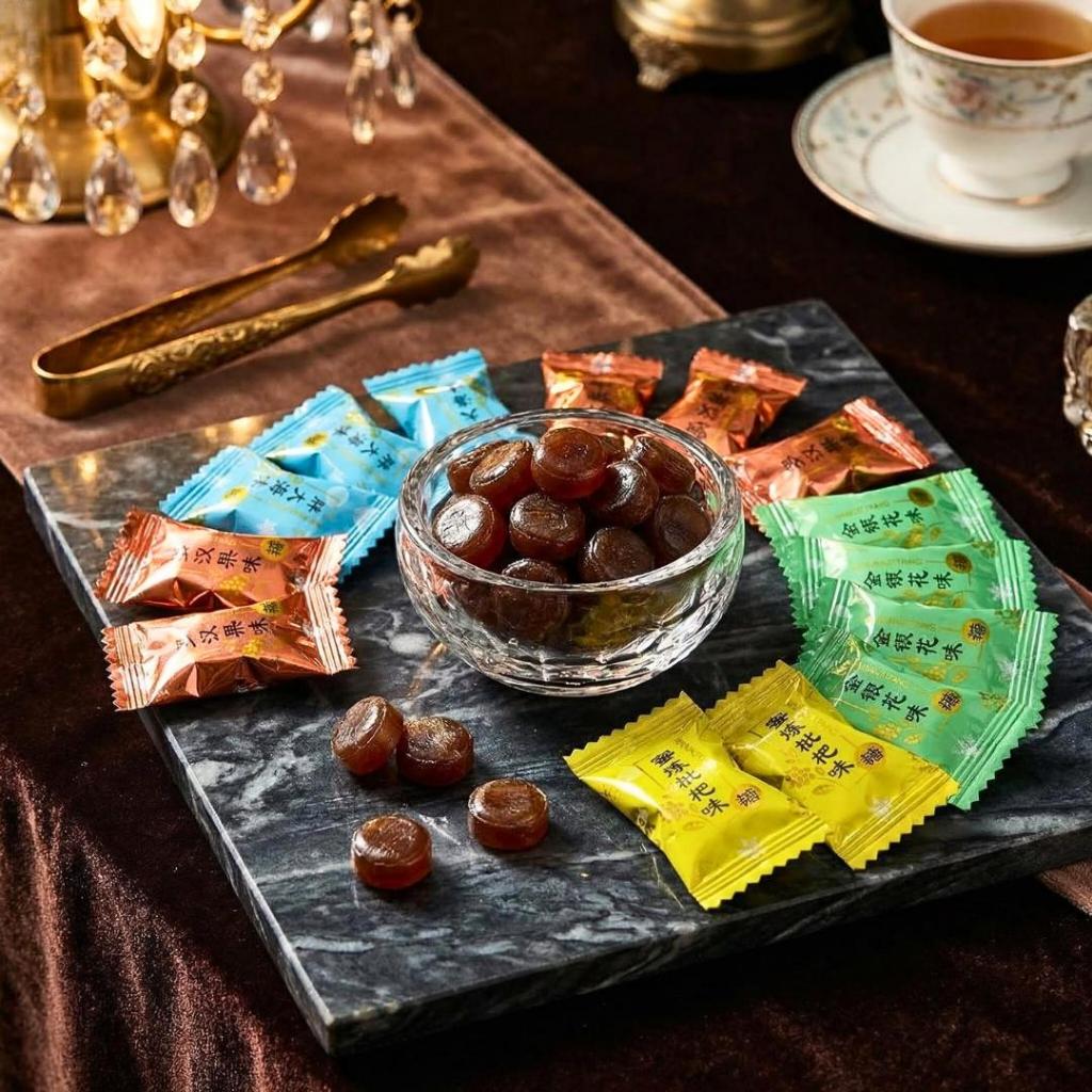 Permen Herbal Pereda Sakit Tenggorokan 4 Rasa Luo Han Guo Honeysuckle Pat Hai Hai Madu Niose Antler 