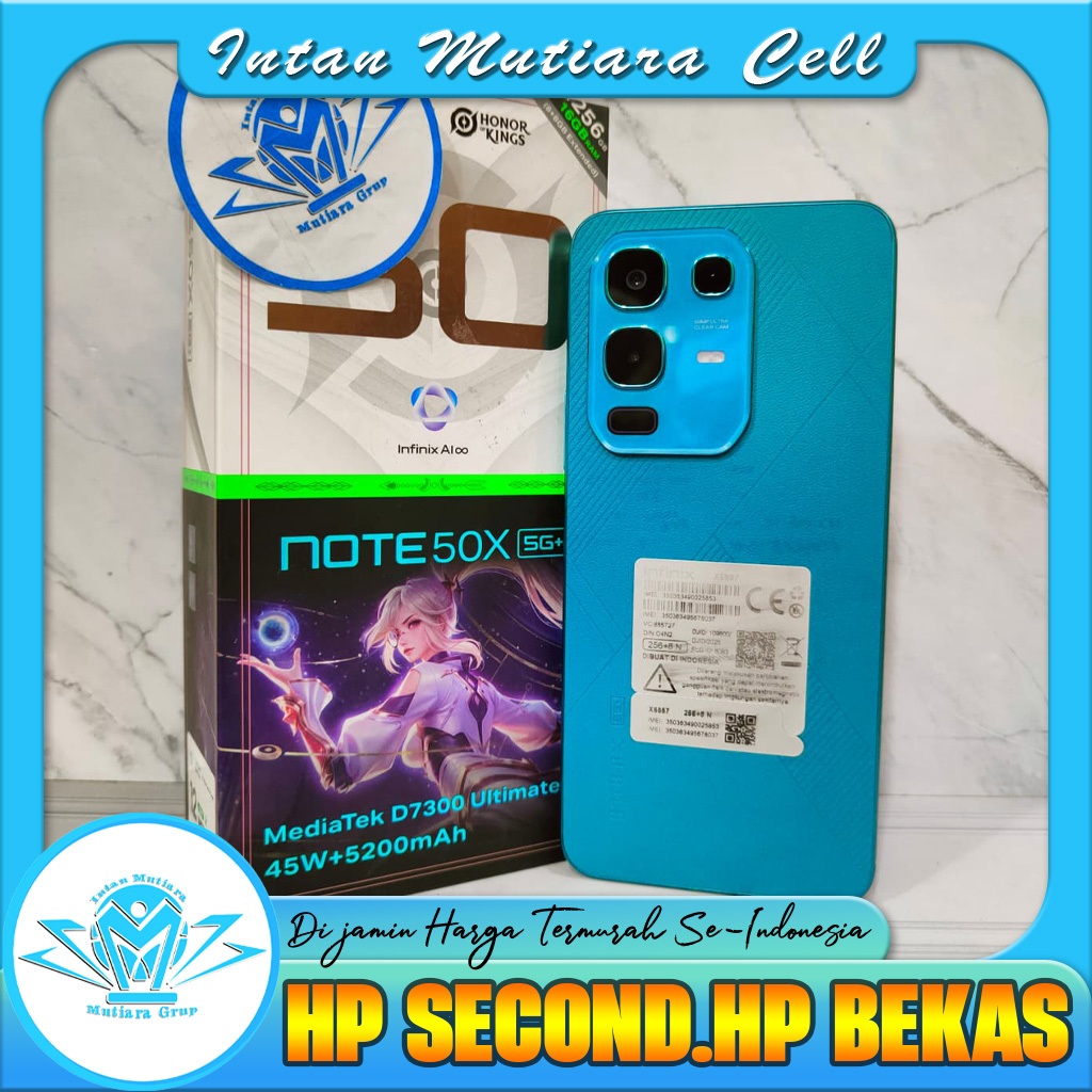Infinix Note 50x 5G Ram 8 Rom 256GB ( Second )