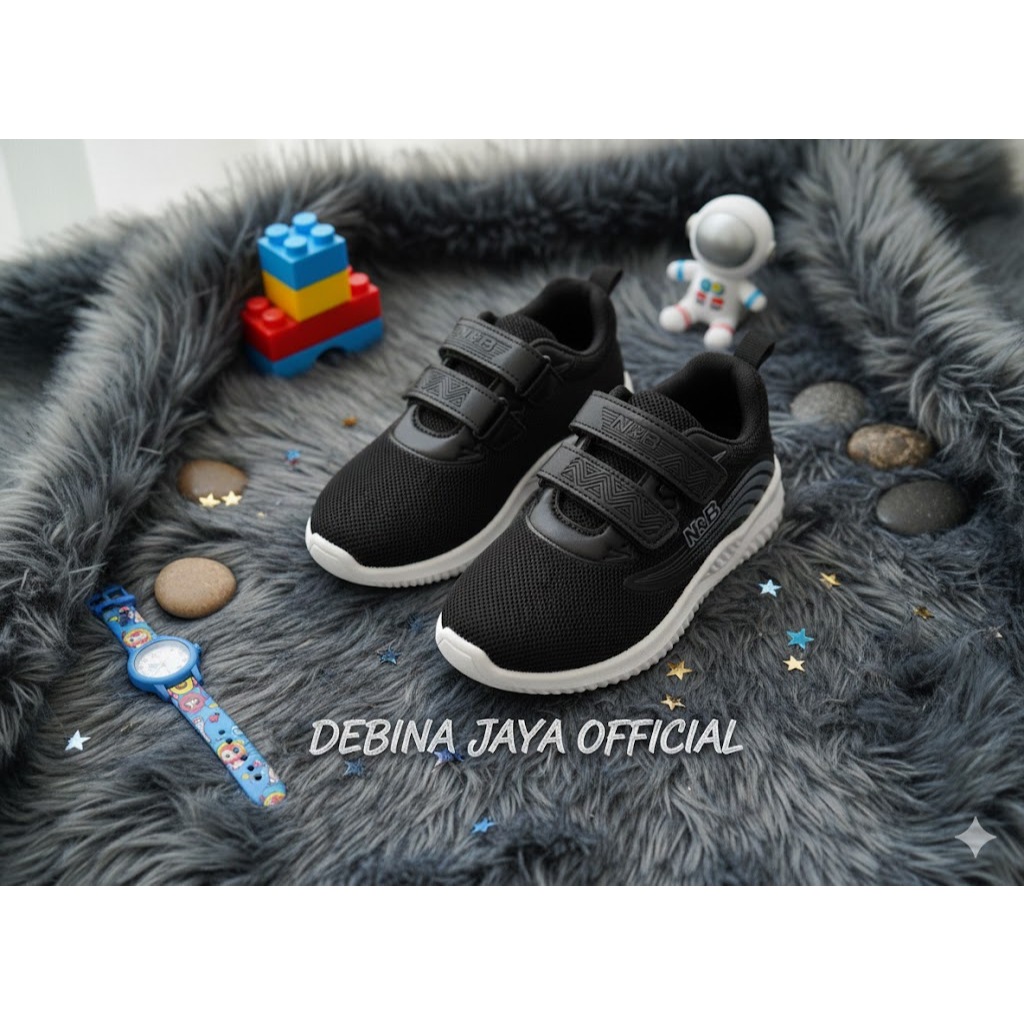 Debina jaya Official – Sepatu Sekolah Anak TK PAUD SD unisex No.29 – 36   - Sepatu  Spicer Anak Fash