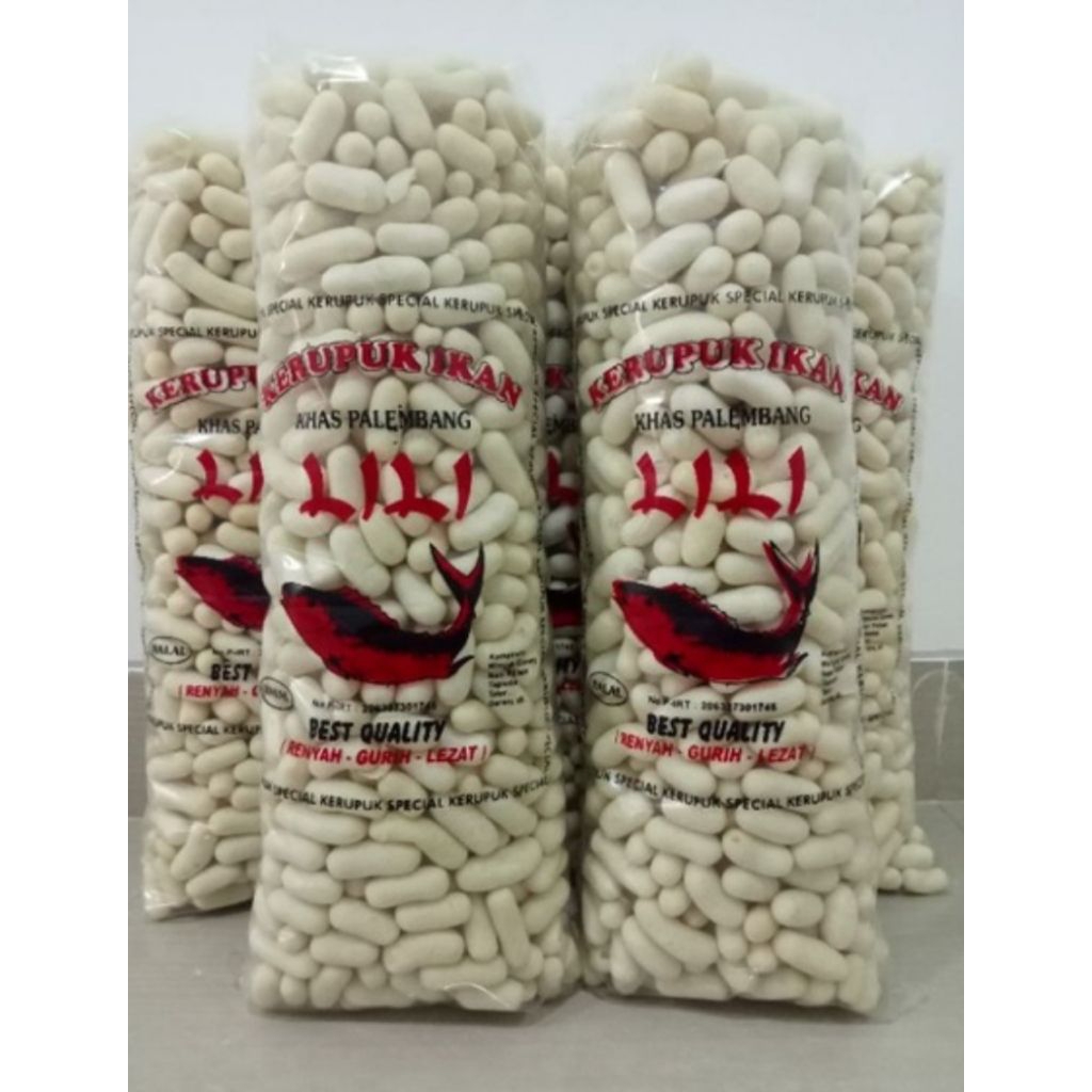 Pilus lili kemasan 500gram krupuk ikan khas palembang