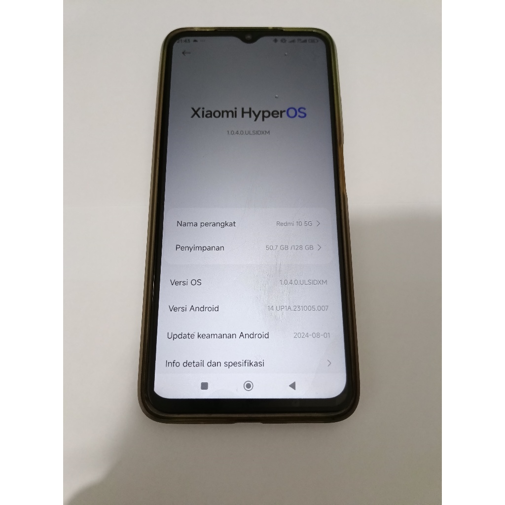 Xiaomi Redmi 10 5G 6/128Gb Handphone Bekas Mulus Original