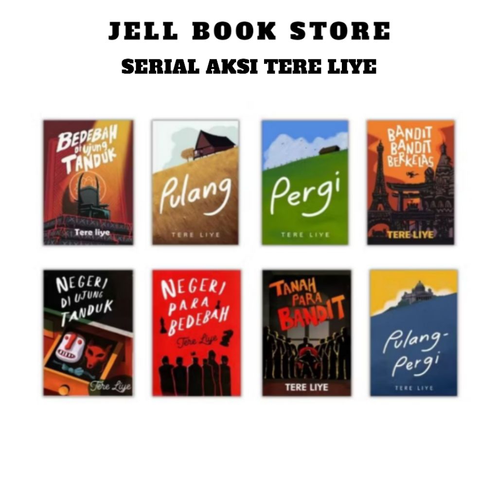 buku serial aksi best seller bedebah di ujung tanduk.pulang.pergi.tanah para bandit.negeri para bede