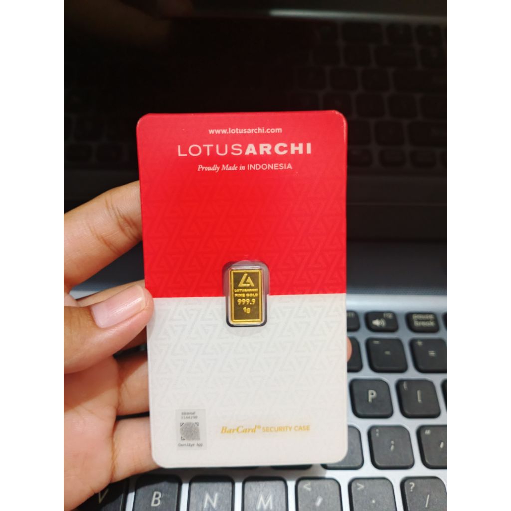 LOTUS ARCHI LM EMAS 1 GRAM MERAH PUTIH