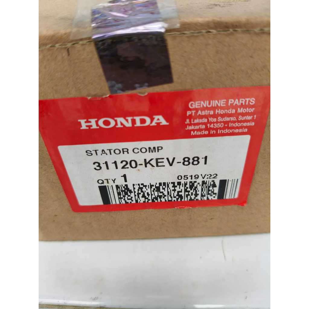 Stator Comp (Spul Magnet) Honda Supra X 100, Supra Fit Lama & Grand Original AHM (31120-KEV-881)