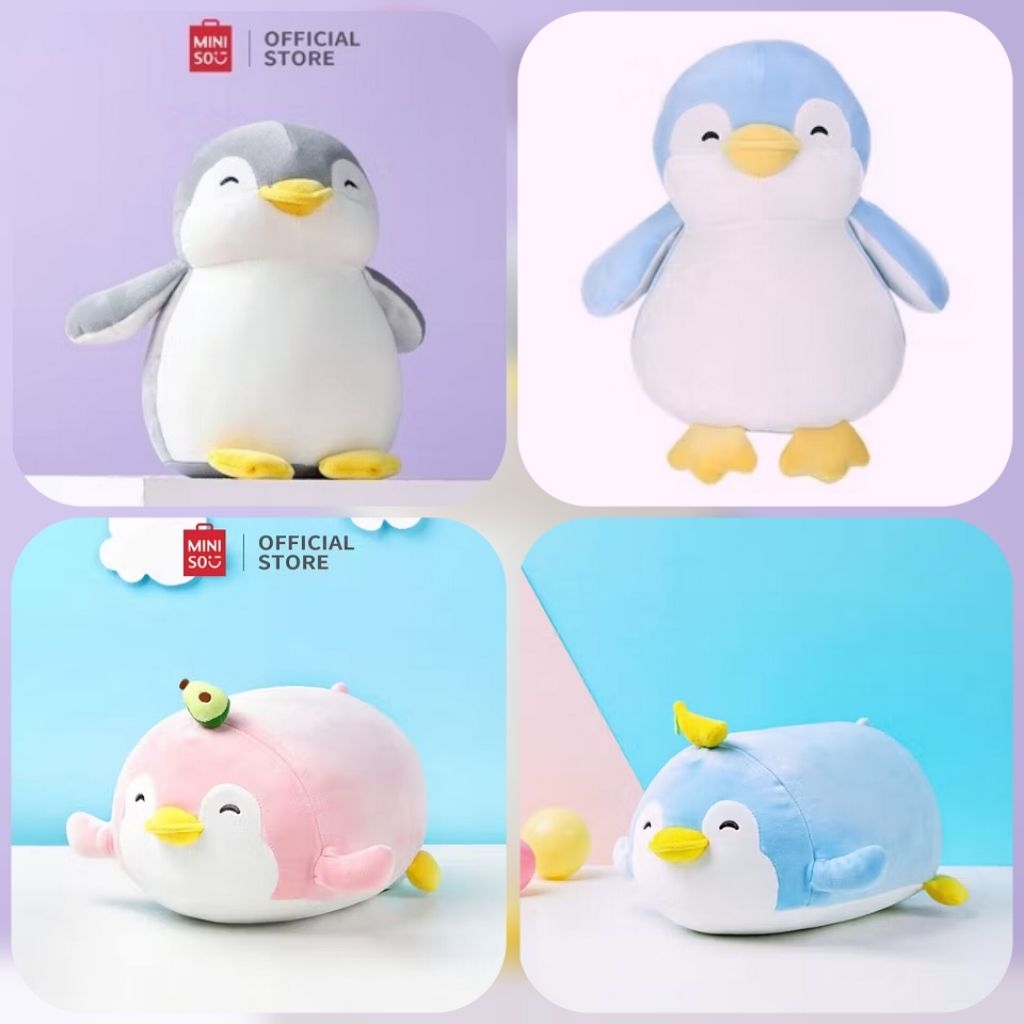 Boneka Pinguin Miniso Baru dan Ori