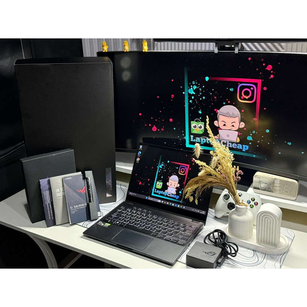 Asus ROG Flow X13 GV301RC Ryzen 7 6800HS RTX 3050 Second Likenew