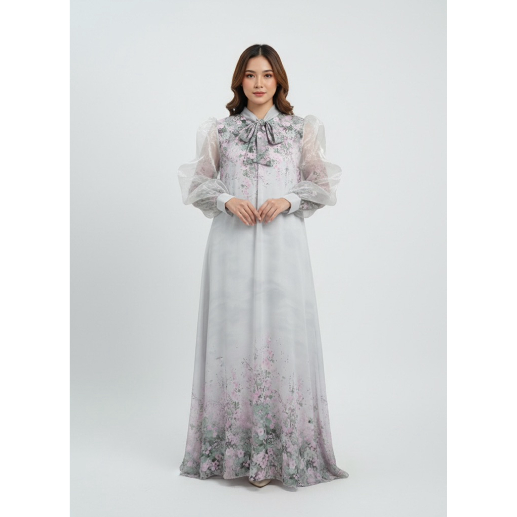 Gamis Aurel Organza Premium