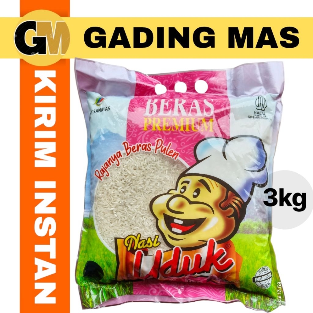 BERAS UDUK 3KG BERAS ZAKAT