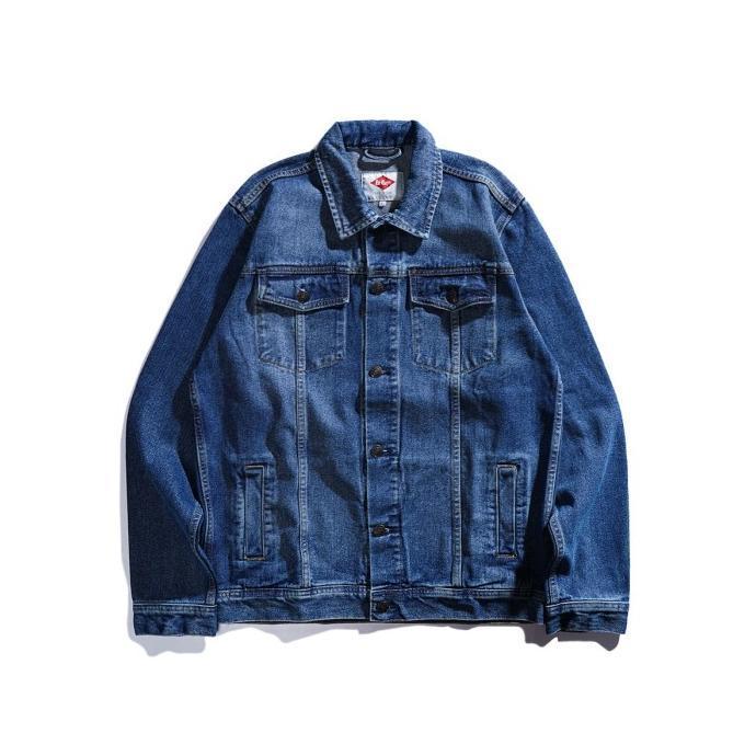 Jaket Jeans Lee Cooper Jacket Denim Remington Worn (Biru Medium)