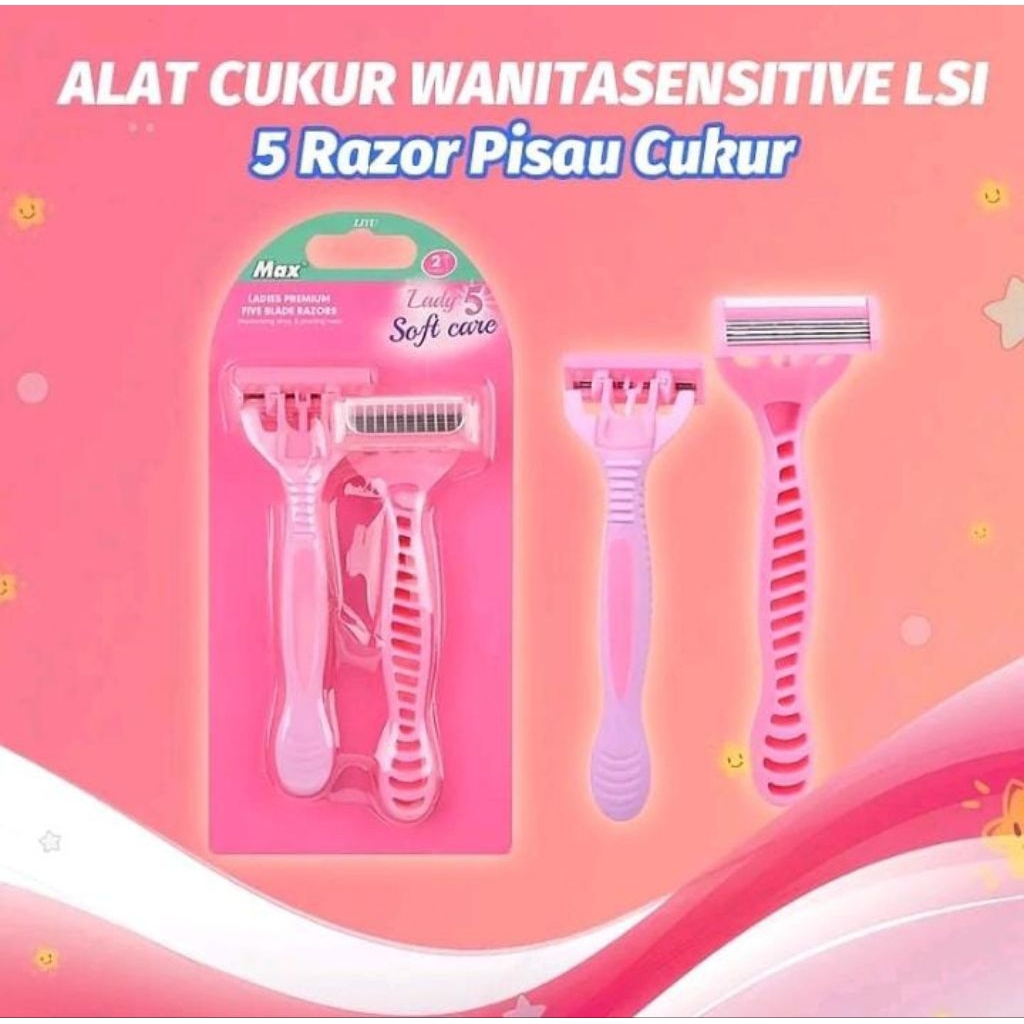 Alat Cukur Wanita 5 Lapisan Cukur | Pencukur Bulu-bulu