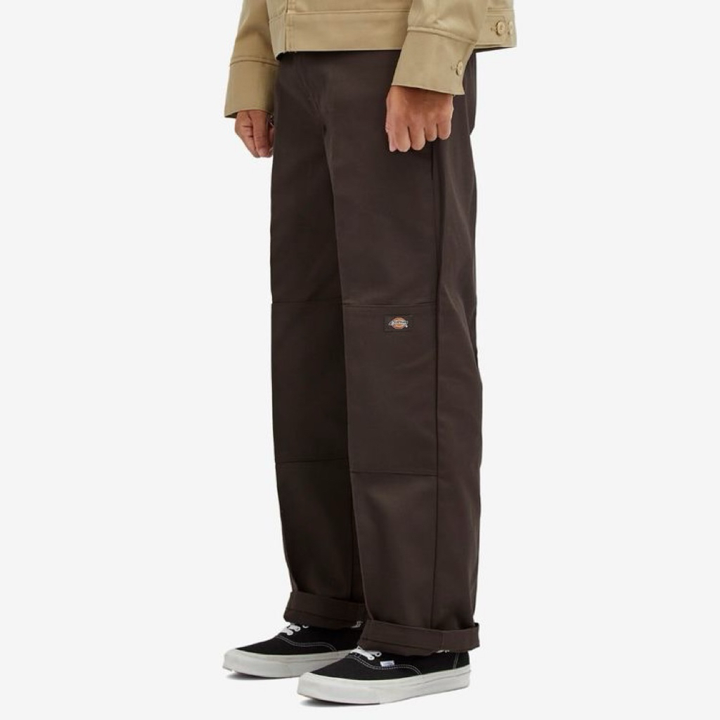 D1ckies Double Knee Dark Brown