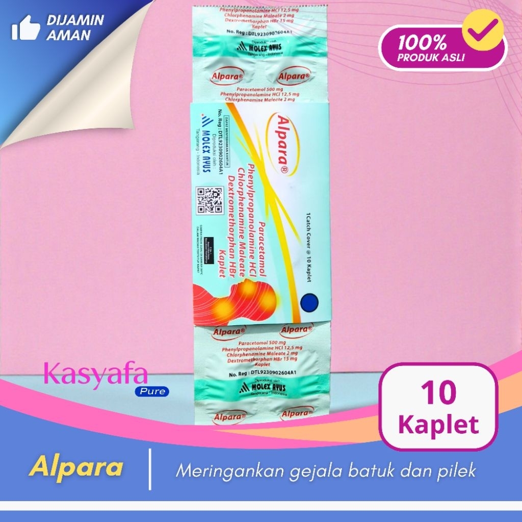 Alpara Strip isi 10 Kaplet | Obat Batuk Flu Pilek