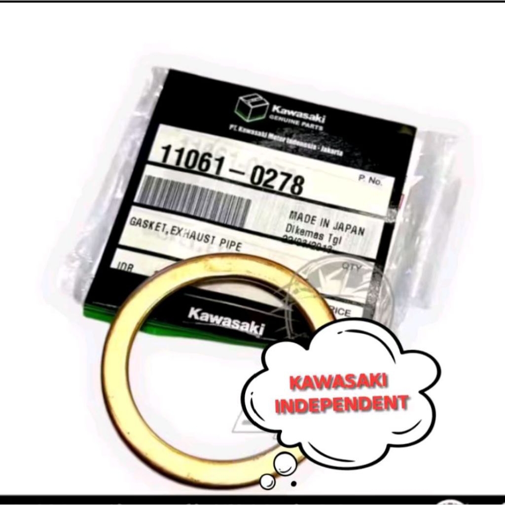 TERMURAH GASKET PAKING PIPA KNLAPOT VERSYS 650 ER6 ER6N ER6F ORIGINAL 11061-0278