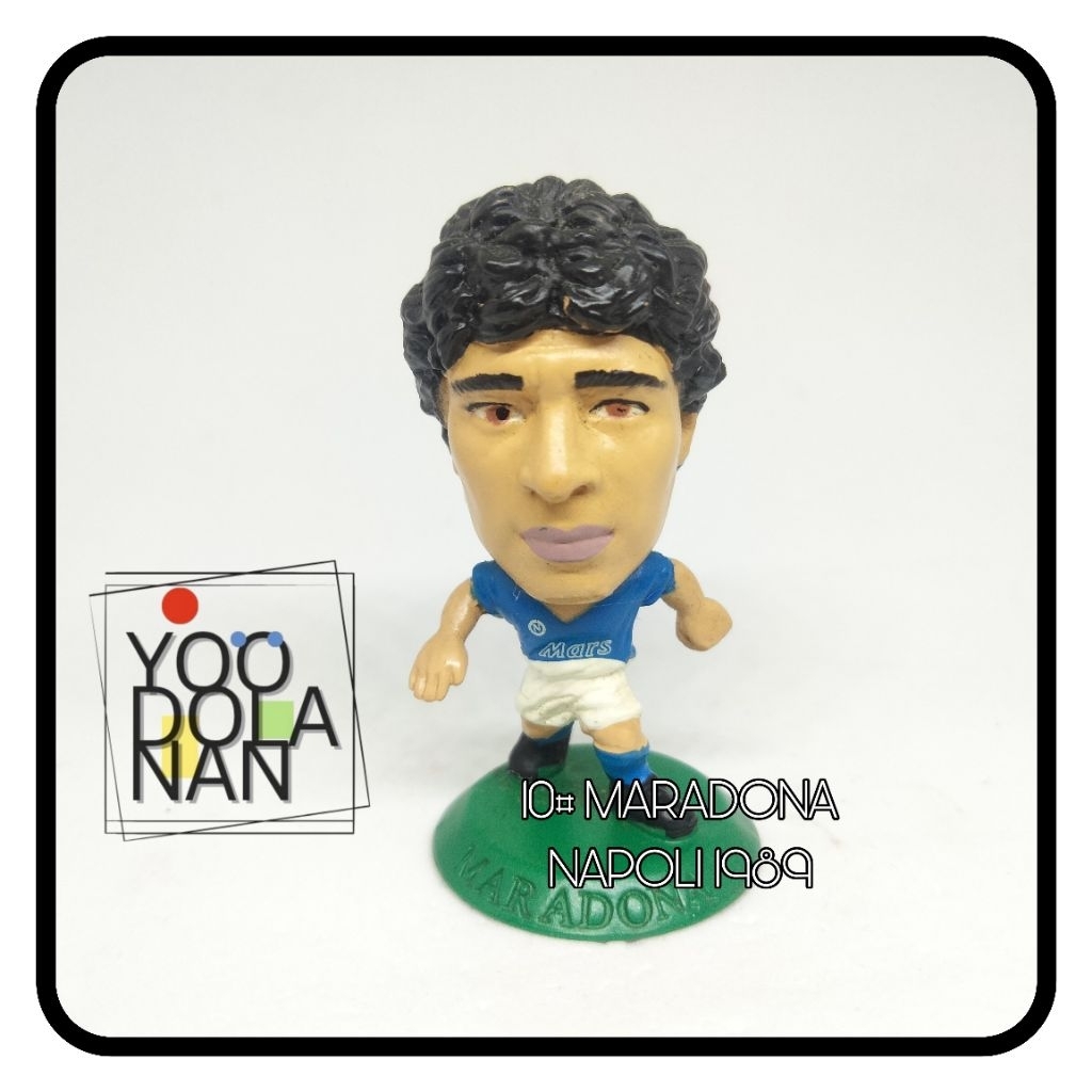 10# MARADONA - NAPOLI 1989 CORINTHIAN MICROSTARS SOCCERSTARZ FIGURE PEMAIN BOLA