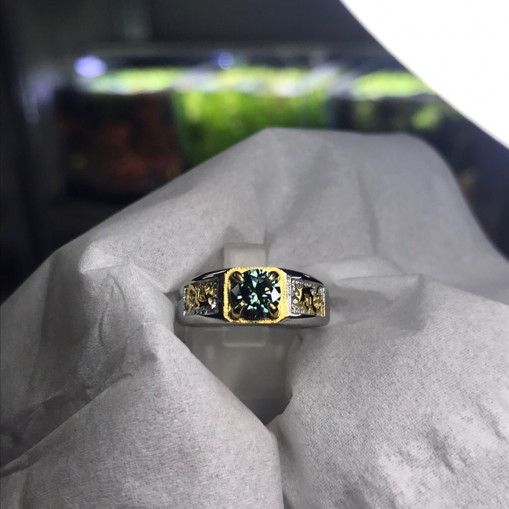 CINCIN BERLIAN MOISSANITE GRA 1 crt