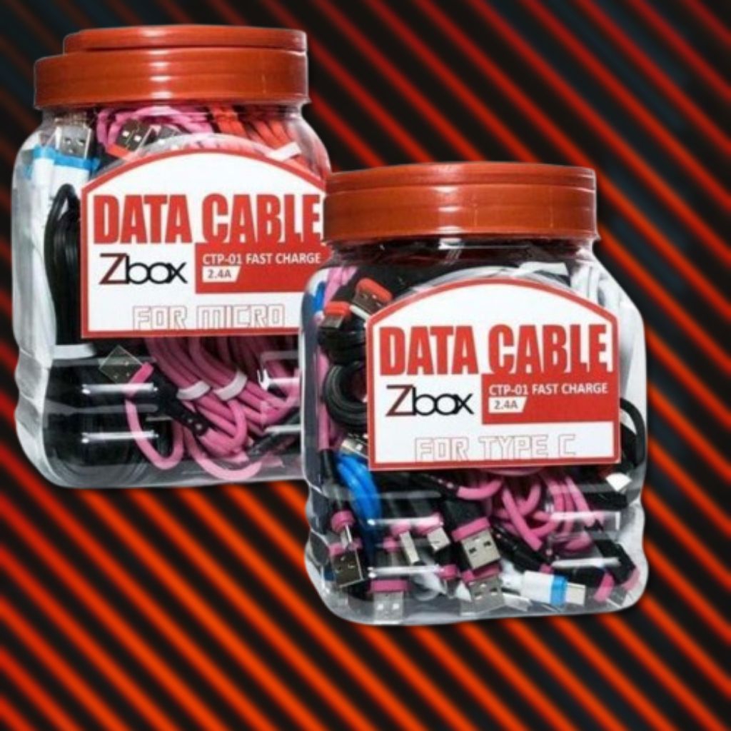 KABEL DATA ZBOX CTP-01 CTP 01 CTP01 FAST CHARGING 2.4A TYPE C 1 TOPLES isi 40 PCS