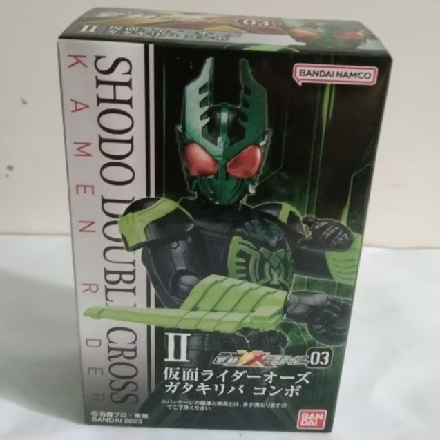 SHODO-XX Kamen Rider OOO Gatakiriba Combo dari Bandai.