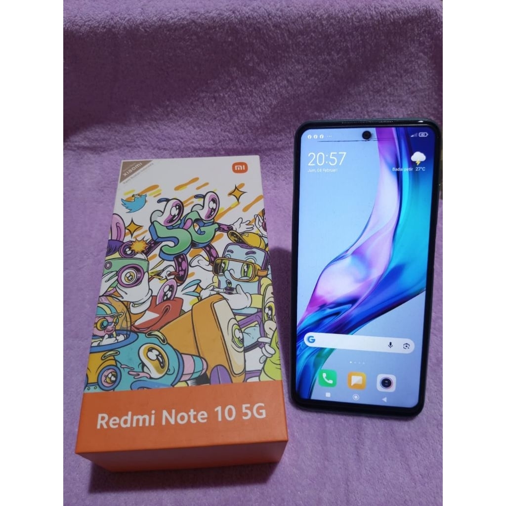 Xiaomi Redmi Note 10 5G Second Original