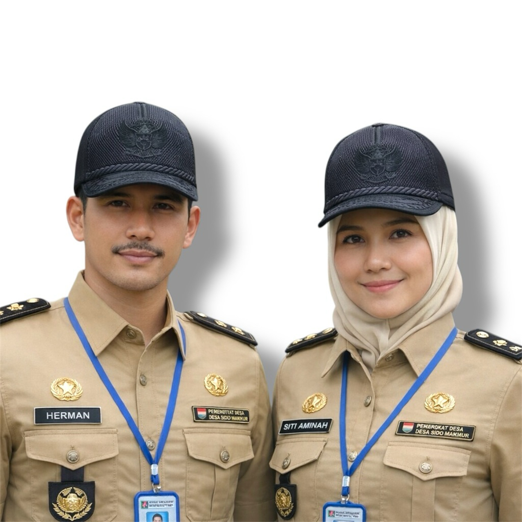 TOPI GARUDA FULL HITAM - TOPI PERANGKAT DESA FULL HITAM