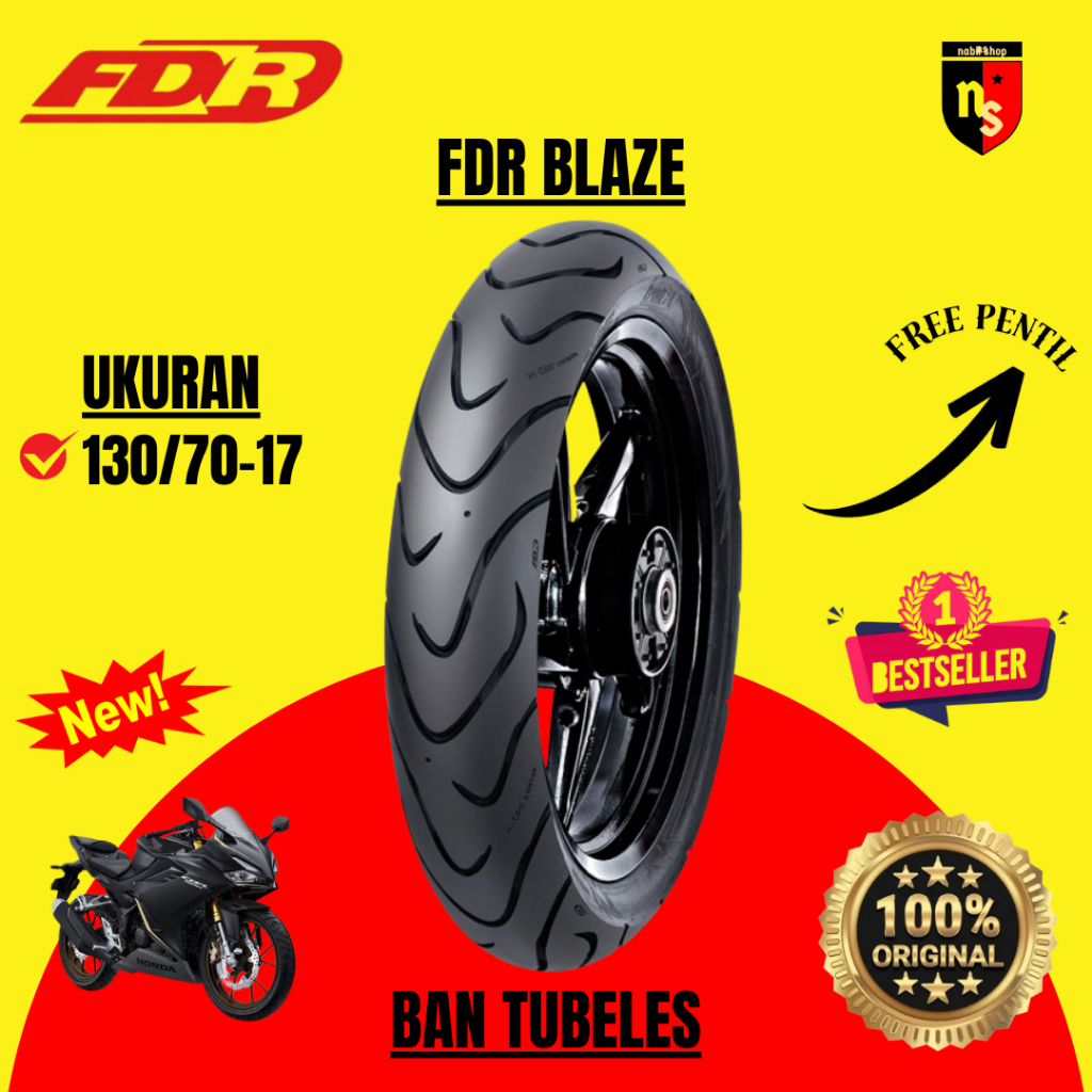 FDR Blaze 130/70 - 17 Tubeless (TL) ULTIMATE TIRE