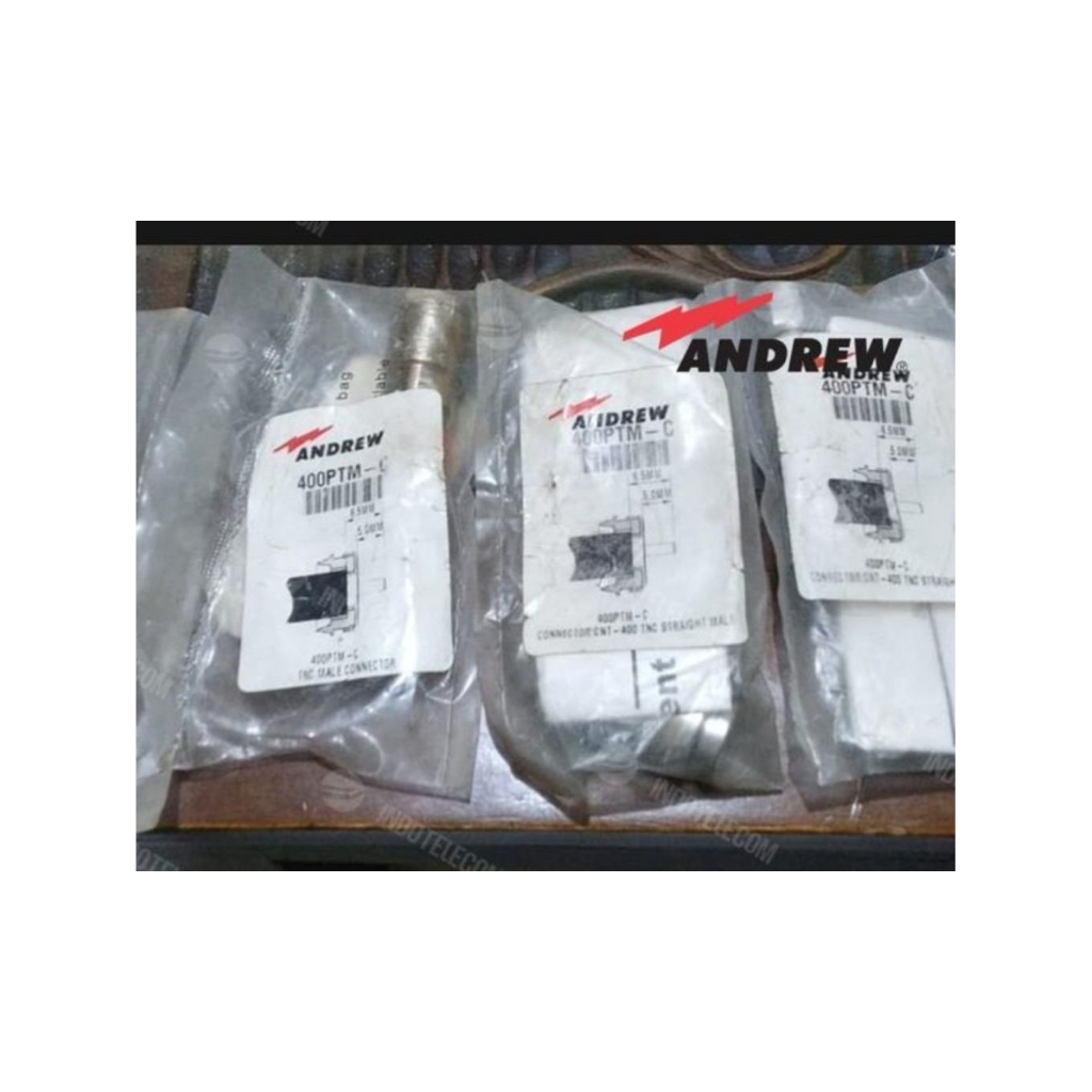 Conector andrew TNC male to kabel rg 8/belden 9913. CNT400.