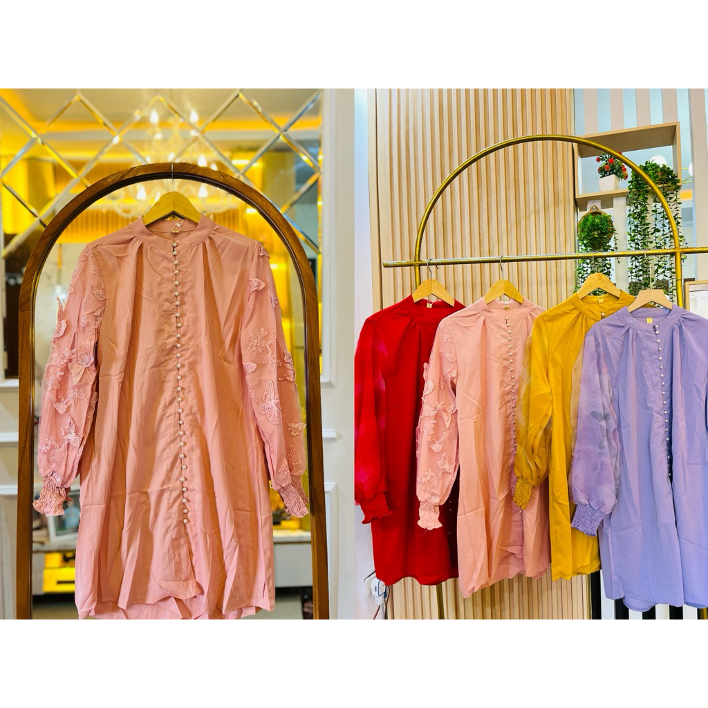 ATASAN TUNIK KANCING SERIBU