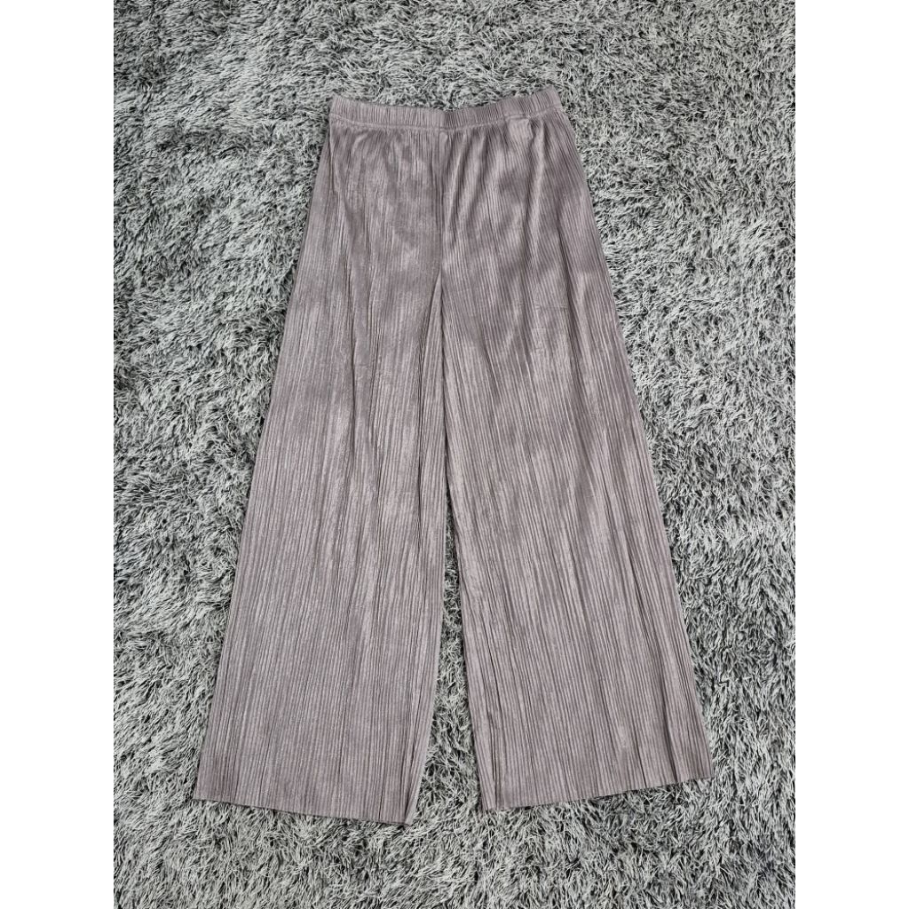 Celana plisket kulot lilac (GRL)